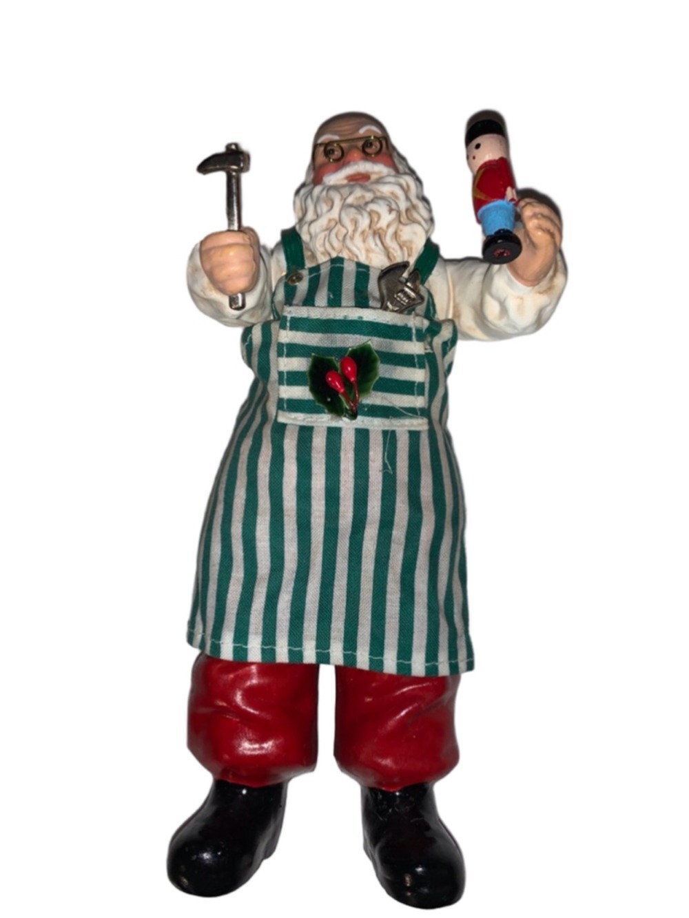 Possible Dreams Santa Claus Ornament One Size Green Red